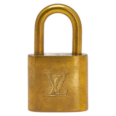 ルイ ヴィトン カデナ 南京錠 キー セット ゴールド メッキ レディース LOUIS VUITTON 【中古】