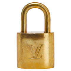 ルイ ヴィトン カデナ 南京錠 キー セット ゴールド メッキ レディース LOUIS VUITTON 【中古】