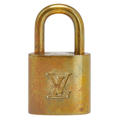 ルイ ヴィトン カデナ 南京錠 キー セット ゴールド メッキ レディース LOUIS VUITTON 【中古】