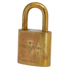 ルイ ヴィトン カデナ 南京錠 キー セット ゴールド メッキ レディース LOUIS VUITTON 【中古】