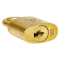 ルイ ヴィトン カデナ 南京錠 キー セット ゴールド メッキ レディース LOUIS VUITTON 【中古】