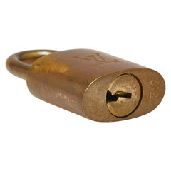 ルイ ヴィトン カデナ 南京錠 キー セット ゴールド メッキ レディース LOUIS VUITTON 【中古】