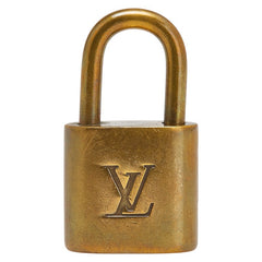 ルイ ヴィトン カデナ 南京錠 キー セット ゴールド メッキ レディース LOUIS VUITTON 【中古】