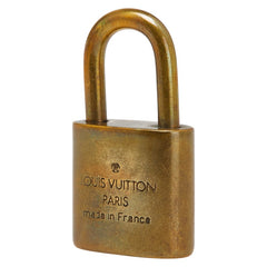 ルイ ヴィトン カデナ 南京錠 キー セット ゴールド メッキ レディース LOUIS VUITTON 【中古】