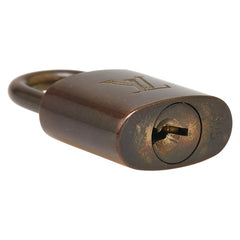 ルイ ヴィトン カデナ 南京錠 キー セット ゴールド メッキ レディース LOUIS VUITTON 【中古】