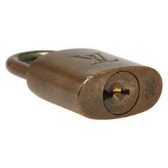 ルイ ヴィトン カデナ 南京錠 キー セット ゴールド メッキ レディース LOUIS VUITTON 【中古】