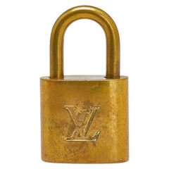 ルイ ヴィトン カデナ 南京錠 キー セット ゴールド メッキ レディース LOUIS VUITTON 【中古】