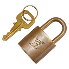 ルイ ヴィトン カデナ 南京錠 キー セット ゴールド メッキ レディース LOUIS VUITTON 【中古】