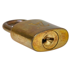 ルイ ヴィトン カデナ 南京錠 キー セット ゴールド メッキ レディース LOUIS VUITTON 【中古】