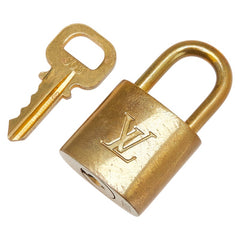 ルイ ヴィトン カデナ 南京錠 キー セット ゴールド メッキ レディース LOUIS VUITTON 【中古】