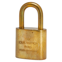 ルイ ヴィトン カデナ 南京錠 キー セット ゴールド メッキ レディース LOUIS VUITTON 【中古】