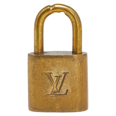 ルイ ヴィトン カデナ 南京錠 キー セット ゴールド メッキ レディース LOUIS VUITTON 【中古】