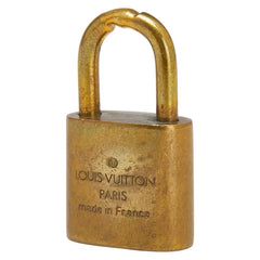 ルイ ヴィトン カデナ 南京錠 キー セット ゴールド メッキ レディース LOUIS VUITTON 【中古】