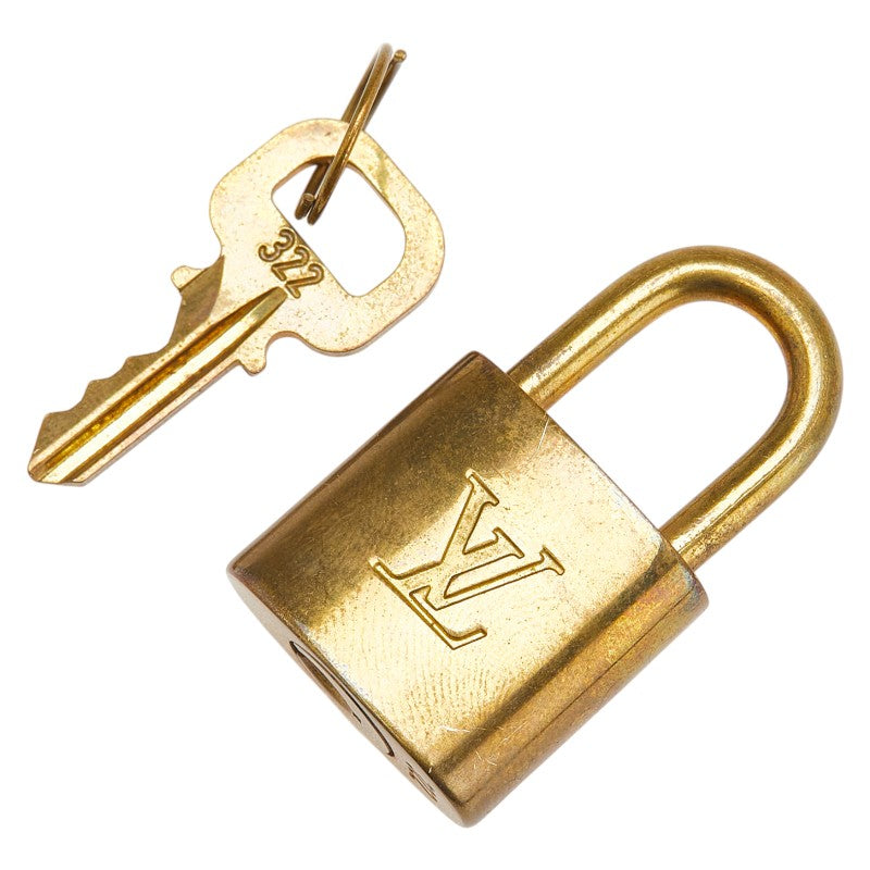 ルイ ヴィトン カデナ 南京錠 キー セット ゴールド メッキ レディース LOUIS VUITTON 【中古】