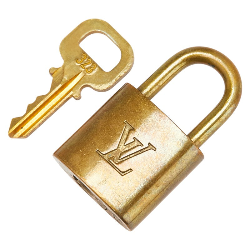ルイ ヴィトン カデナ 南京錠 キー セット ゴールド メッキ レディース LOUIS VUITTON 【中古】