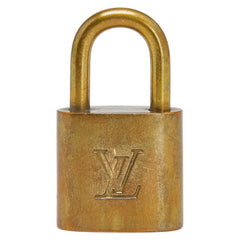 ルイ ヴィトン カデナ 南京錠 キー セット ゴールド メッキ レディース LOUIS VUITTON 【中古】