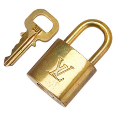 ルイ ヴィトン カデナ 南京錠 キー セット ゴールド メッキ レディース LOUIS VUITTON 【中古】