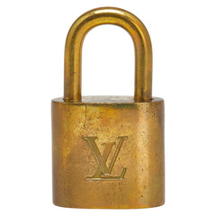 ルイ ヴィトン カデナ 南京錠 キー セット ゴールド メッキ レディース LOUIS VUITTON 【中古】