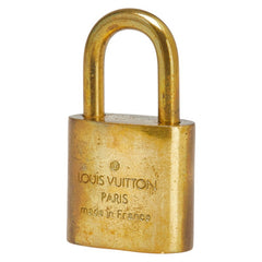 ルイ ヴィトン カデナ 南京錠 キー セット ゴールド メッキ レディース LOUIS VUITTON 【中古】