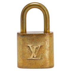 ルイ ヴィトン カデナ 南京錠 キー セット ゴールド メッキ レディース LOUIS VUITTON 【中古】