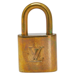 ルイ ヴィトン カデナ 南京錠 キー セット ゴールド メッキ レディース LOUIS VUITTON 【中古】