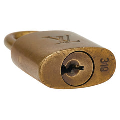 ルイ ヴィトン カデナ 南京錠 キー セット ゴールド メッキ レディース LOUIS VUITTON 【中古】