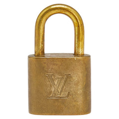 ルイ ヴィトン カデナ 南京錠 キー セット ゴールド メッキ レディース LOUIS VUITTON 【中古】