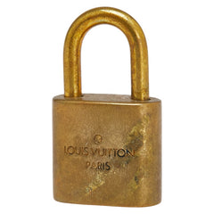 ルイ ヴィトン カデナ 南京錠 キー セット ゴールド メッキ レディース LOUIS VUITTON 【中古】