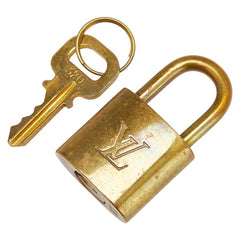 ルイ ヴィトン カデナ 南京錠 キー セット ゴールド メッキ レディース LOUIS VUITTON 【中古】