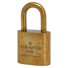 ルイ ヴィトン カデナ 南京錠 キー セット ゴールド メッキ レディース LOUIS VUITTON 【中古】