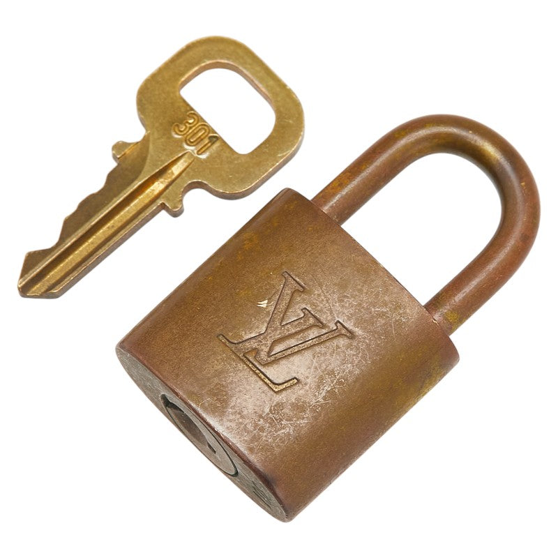 ルイ ヴィトン カデナ 南京錠 キー セット ゴールド メッキ レディース LOUIS VUITTON 【中古】