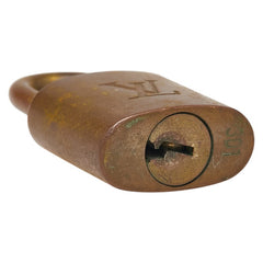 ルイ ヴィトン カデナ 南京錠 キー セット ゴールド メッキ レディース LOUIS VUITTON 【中古】