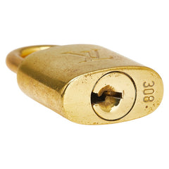 ルイ ヴィトン カデナ 南京錠 キー セット ゴールド メッキ レディース LOUIS VUITTON 【中古】