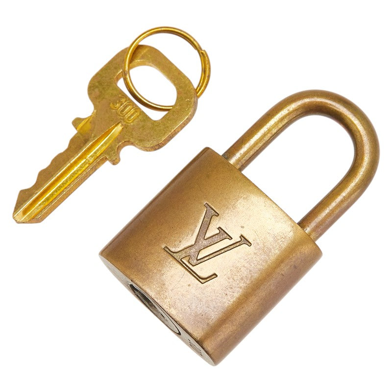 ルイ ヴィトン カデナ 南京錠 キー セット ゴールド メッキ レディース LOUIS VUITTON 【中古】