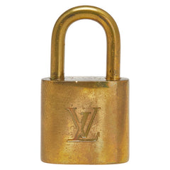 ルイ ヴィトン カデナ 南京錠 キー セット ゴールド メッキ レディース LOUIS VUITTON 【中古】