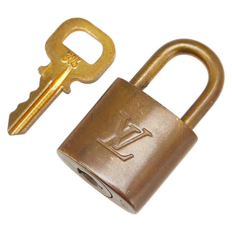 ルイ ヴィトン カデナ 南京錠 キー セット ゴールド メッキ レディース LOUIS VUITTON 【中古】