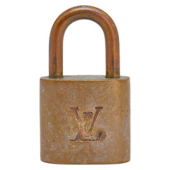 ルイ ヴィトン カデナ 南京錠 キー セット ゴールド メッキ レディース LOUIS VUITTON 【中古】