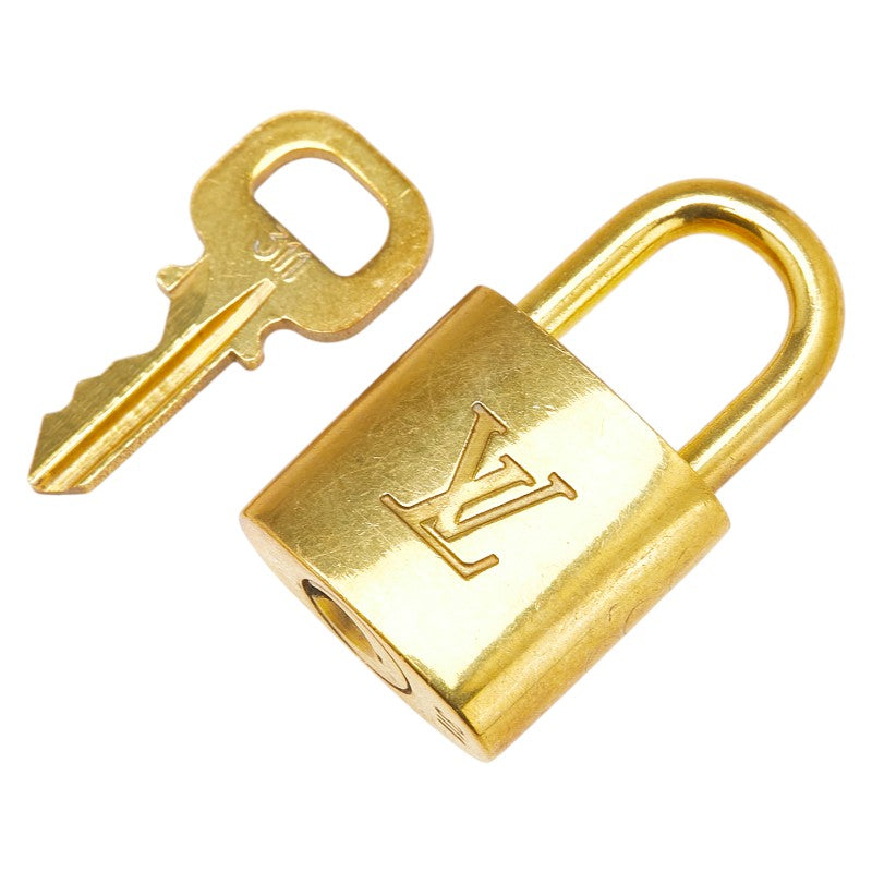 ルイ ヴィトン カデナ 南京錠 キー セット ゴールド メッキ レディース LOUIS VUITTON 【中古】
