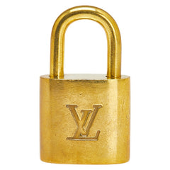 ルイ ヴィトン カデナ 南京錠 キー セット ゴールド メッキ レディース LOUIS VUITTON 【中古】