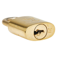 ルイ ヴィトン カデナ 南京錠 キー セット ゴールド メッキ レディース LOUIS VUITTON 【中古】