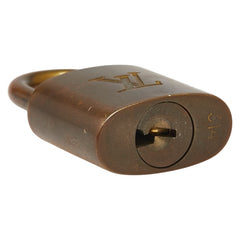 ルイ ヴィトン カデナ 南京錠 キー セット ゴールド メッキ レディース LOUIS VUITTON 【中古】