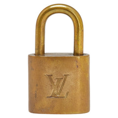 ルイ ヴィトン カデナ 南京錠 キー セット ゴールド メッキ レディース LOUIS VUITTON 【中古】