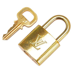 ルイ ヴィトン カデナ 南京錠 キー セット ゴールド メッキ レディース LOUIS VUITTON 【中古】