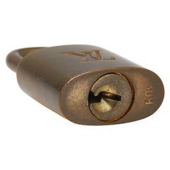 ルイ ヴィトン カデナ 南京錠 キー セット ゴールド メッキ レディース LOUIS VUITTON 【中古】