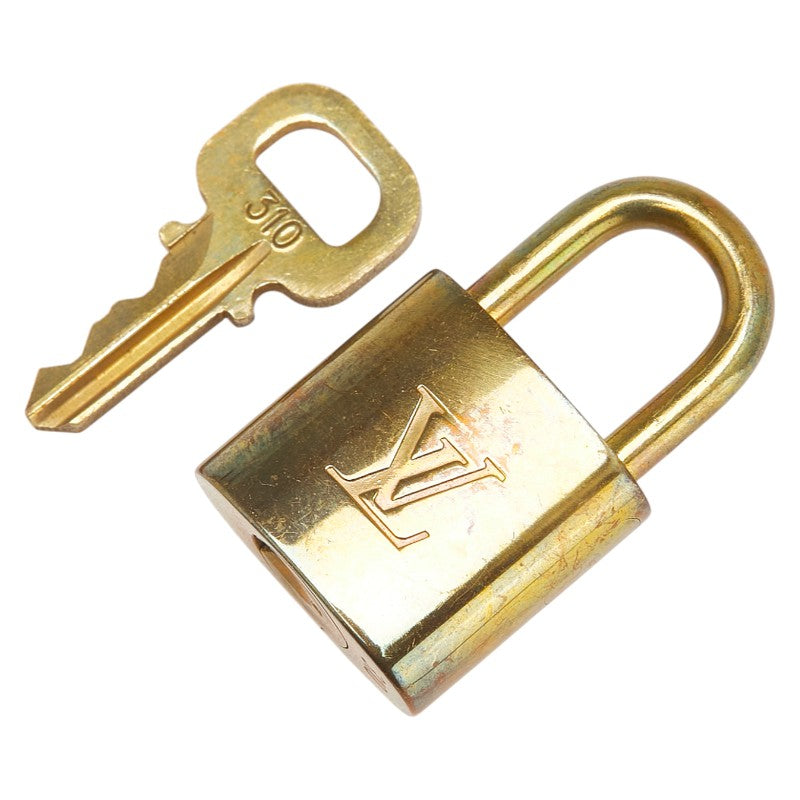 ルイ ヴィトン カデナ 南京錠 キー セット ゴールド メッキ レディース LOUIS VUITTON 【中古】