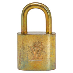 ルイ ヴィトン カデナ 南京錠 キー セット ゴールド メッキ レディース LOUIS VUITTON 【中古】