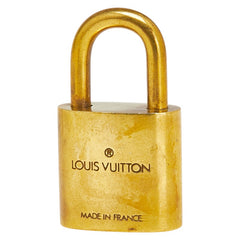 ルイ ヴィトン カデナ 南京錠 キー セット ゴールド メッキ レディース LOUIS VUITTON 【中古】