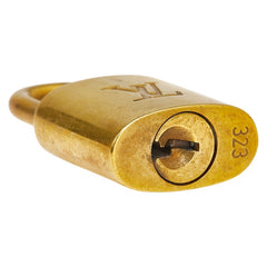 ルイ ヴィトン カデナ 南京錠 キー セット ゴールド メッキ レディース LOUIS VUITTON 【中古】