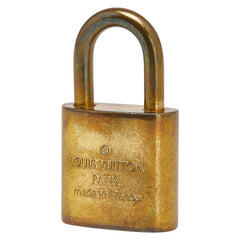 ルイ ヴィトン カデナ 南京錠 キー セット ゴールド メッキ レディース LOUIS VUITTON 【中古】