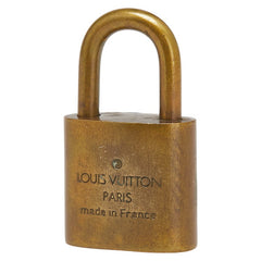 ルイ ヴィトン カデナ 南京錠 キー セット ゴールド メッキ レディース LOUIS VUITTON 【中古】